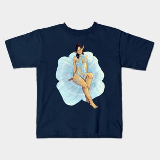 Blue Hibiscus Kids T-Shirt